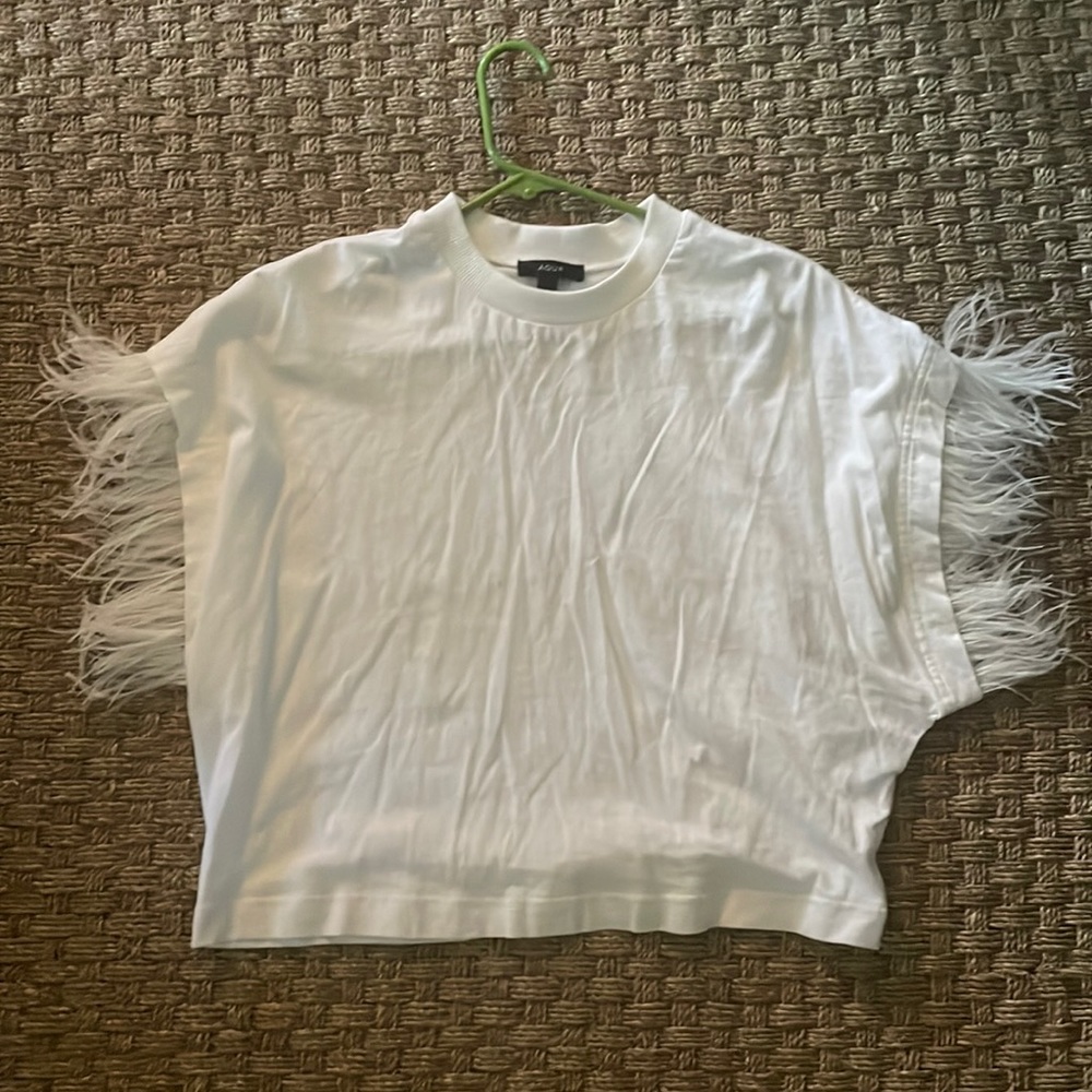 White feather top